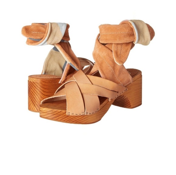 Free People Shoes Free People Emmy Wrap Clogs Poshmark